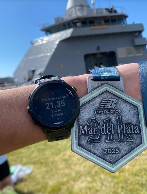 Agustin Diaz-Cano - Medal - 21k Mar del Plata 2025 - Agustin Diaz-Cano