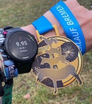 Agustin Diaz-Cano - Medal - 10k Bremen 2023 - Agustin Diaz-Cano